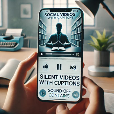 Why Silent Videos with Captions Are Taking Over Social Media: Catering to a Sound-Off Audience